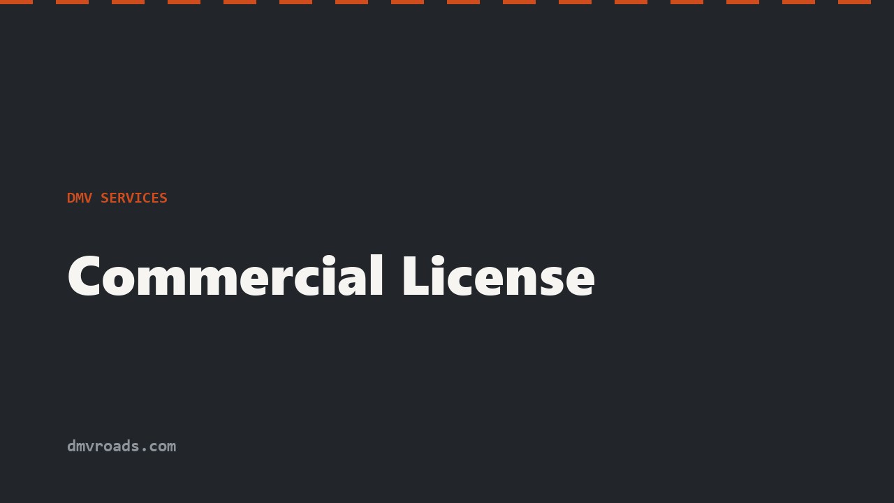 Commercial Driver's License (CDL) — Classes & Endorsements