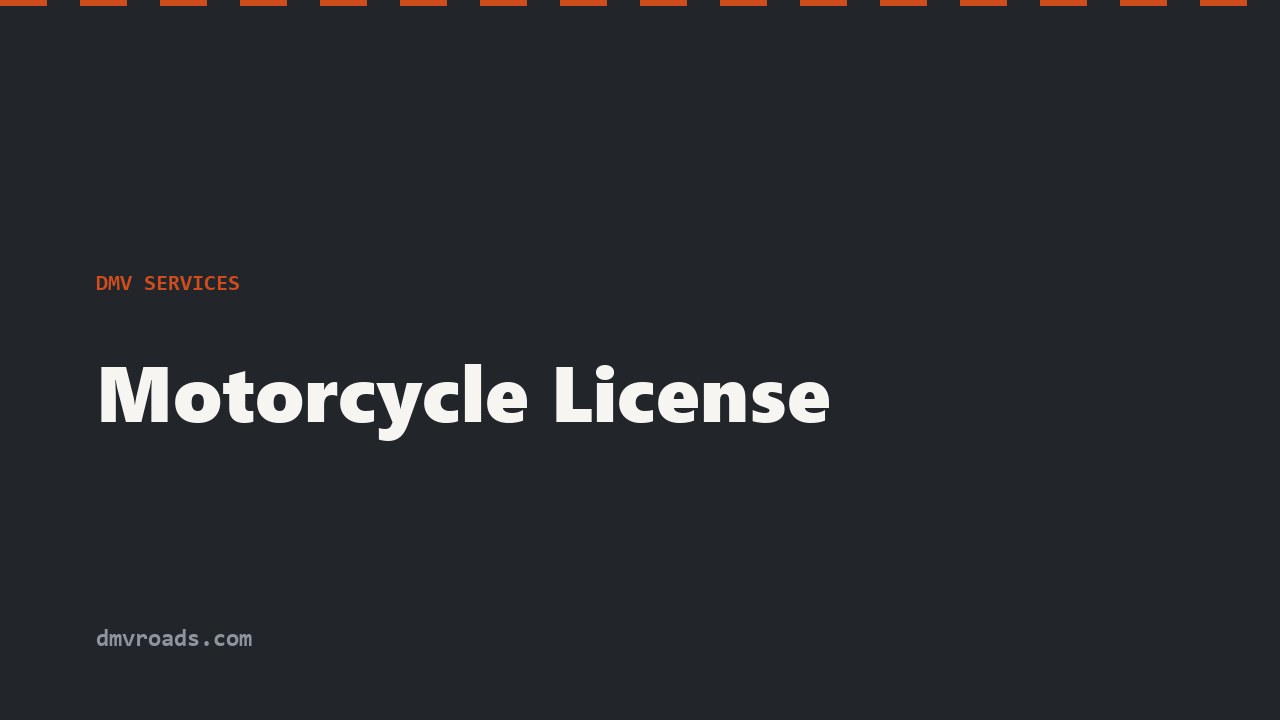 Motorcycle License & Class M Endorsement Guide | DMV Roads