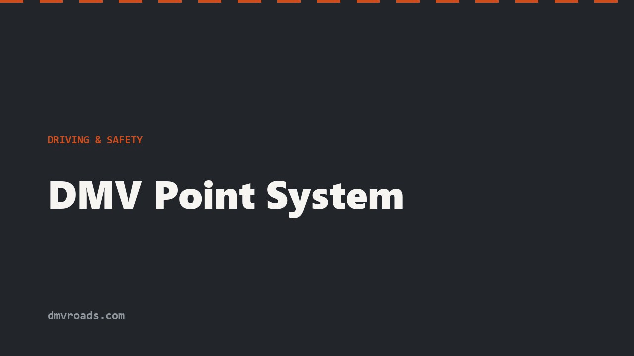 DMV Point System — Violations, Suspensions & Decay