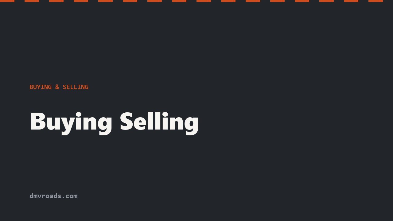 How to Sell a Car Privately in the U.S. — Seller Checklist